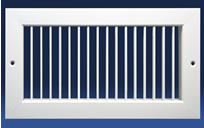 Dayus DAV Single Deflection Supply Grille With Vertical Blades