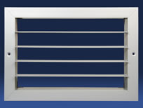Dayus DAIGH Single Deflection Industrial Grille With Horizontal Blades