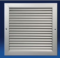 Dayus DANV-B Non-Vision Door Grilles with Flange Frame on ONE Side and No Aux Frame