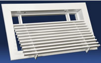 Dayus DABLR Bar Linear Grille with Removable Core for Wall, Ceiling or Sill