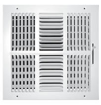 TRUaire Series 104M Stamped 4 Way Sidewall and Ceiling Registers