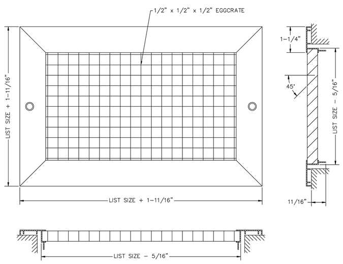 dayus dare5-45 grille