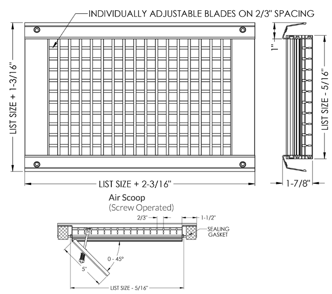 dayus dausvh-as spiral diffuser specifications