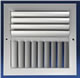 curved blade grilles