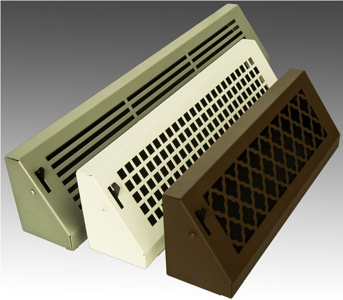 HVACQuick SteelCrest Bronze Series Baseboard Registers