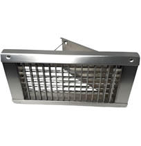 American Louver Spiral Duct Grilles With Scoop