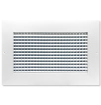 DARE5D-45-WF 1/2 x 1/2 x 1/2 Cube Slanted Core Register With OBD Damper and Wide Flanges