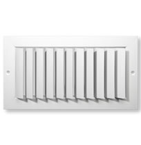 Dayus DAC1V 1 Way Curved Blade Supply Grille with Vertical Adjustable Blades
