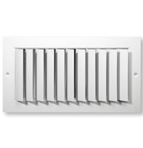 Dayus DAC1VD 1 Way Curved Blade Register with Vertical Blades and OBD Damper