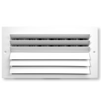 Dayus DAC2HD 2 Way Curved Blade Register with Horizontal Blades and OBD Damper