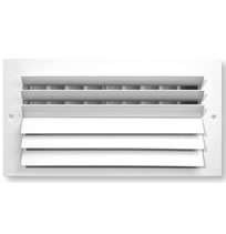 Dayus DAC2HM 2 Way Curved Blade Register with Horizontal Blades and Multi Shutter Damper